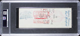 Dodgers Jackie Robinson Signed 3x8.15 1948 Check Auto Graded 10! PSA/DNA Slabbed