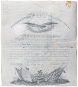 Franklin Pierce & Jefferson Davis Signed 15x18 1856 Military Appointment BAS LOA