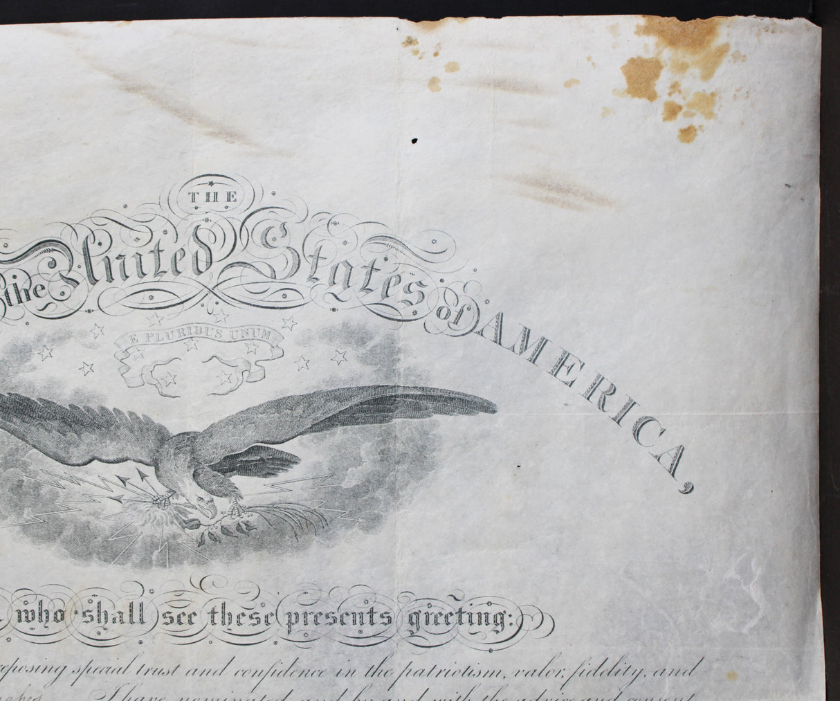 Franklin Pierce & Jefferson Davis Signed 15x18 1856 Military Appointment BAS LOA