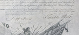 Franklin Pierce & Jefferson Davis Signed 15x18 1856 Military Appointment BAS LOA