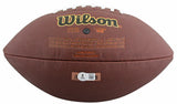 Steelers Jack Sawyer Signed Wilson Super Grip Football W/ Case BAS Witnessed