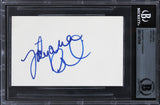 Tatyana Ali Fresh Prince of Bel-Air Authentic Signed 3x5 Index Card BAS Slabbed