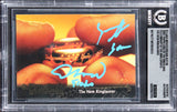 Wood & Astin Signed 2002 Topps LOTR Update TNR #105 Card Auto GM 10! BAS Slabbed