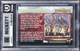 Wood & Astin Signed 2001 Topps LOTR Update ASM #154 Card Auto GM 10! BAS Slabbed