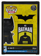 Christian Bale Batman Begins Signed #532 Fear Gas Funko Pop Vinyl Figure BAS