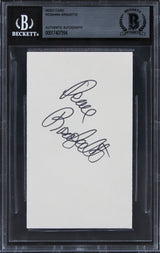 Rosanna Arquette Crash "Peace" Authentic Signed 3x5 Index Card BAS Slabbed 4