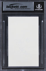 Rosanna Arquette Crash "Peace" Authentic Signed 3x5 Index Card BAS Slabbed 5