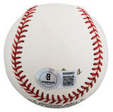 D-Backs Randy Johnson "WS MVP" Signed 2001 WS Logo OML Baseball BAS #BW88062