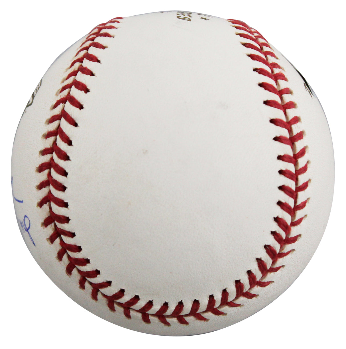 D-Backs Randy Johnson "WS MVP" Signed 2001 WS Logo OML Baseball BAS #BW88062