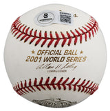 D-Backs Randy Johnson "WS MVP" Signed 2001 WS Logo OML Baseball BAS #BW88062