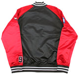 Bulls Dennis Rodman Authentic Signed Black M&N Warmup Jacket BAS Witnessed