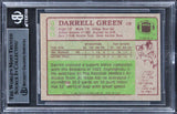 Commanders Darrell Green "HOF 08" Authentic Signed 1984 Topps #380 Card BAS Slab
