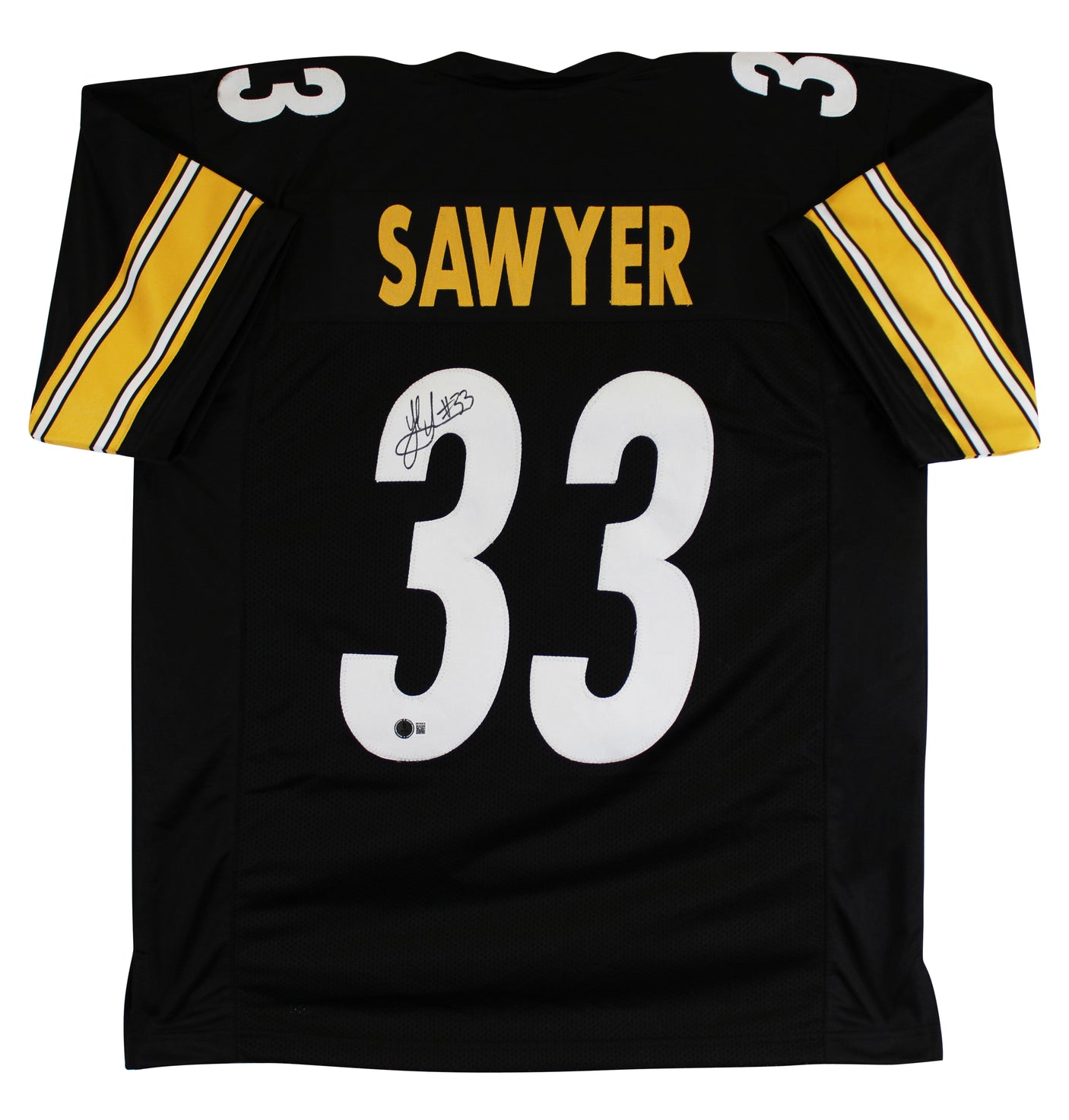 Jack Sawyer Authentic Signed Black Pro Style Jersey Autographed BAS Witnessed