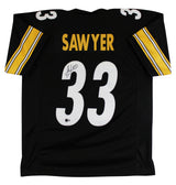 Jack Sawyer Authentic Signed Black Pro Style Jersey Autographed BAS Witnessed