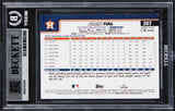 Astros Jeremy Pena Authentic Signed 2025 Topps #307 Card Autographed BAS Slabbed