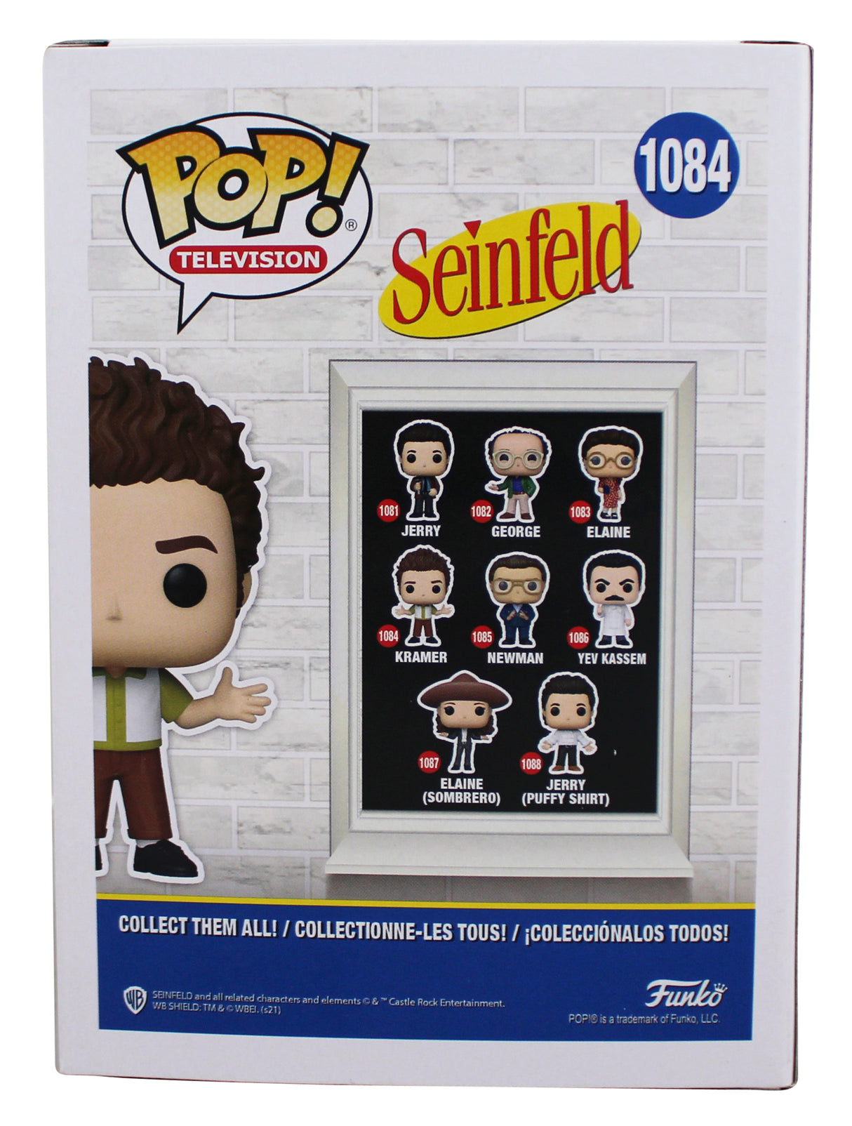 Michael Richards Signed Kramer #1084 Funko Pop Vinyl Figure BAS #AE64743
