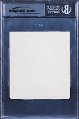 Keith Moon The Who Authentic Signed 5.25x4.5 Inch Album Page BAS Slabbed