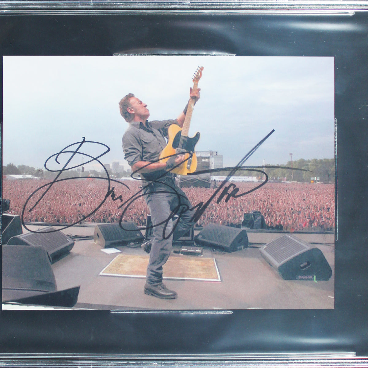 Bruce Springsteen Authentic Signed 6x8 Photo Autographed BAS Slabbed 1 ...