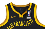 Warriors Stephen Curry Signed Black Nike 2023 City Edition Swingman Jersey JSA