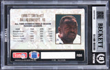 Cowboys Emmitt Smith Signed 1993 Action Packed #RB8 Card Auto GM 10! BAS Slabbed