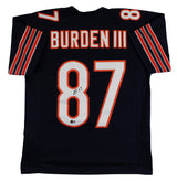 Luther Burden III Authentic Signed Navy Pro Style Jersey BAS Witnessed