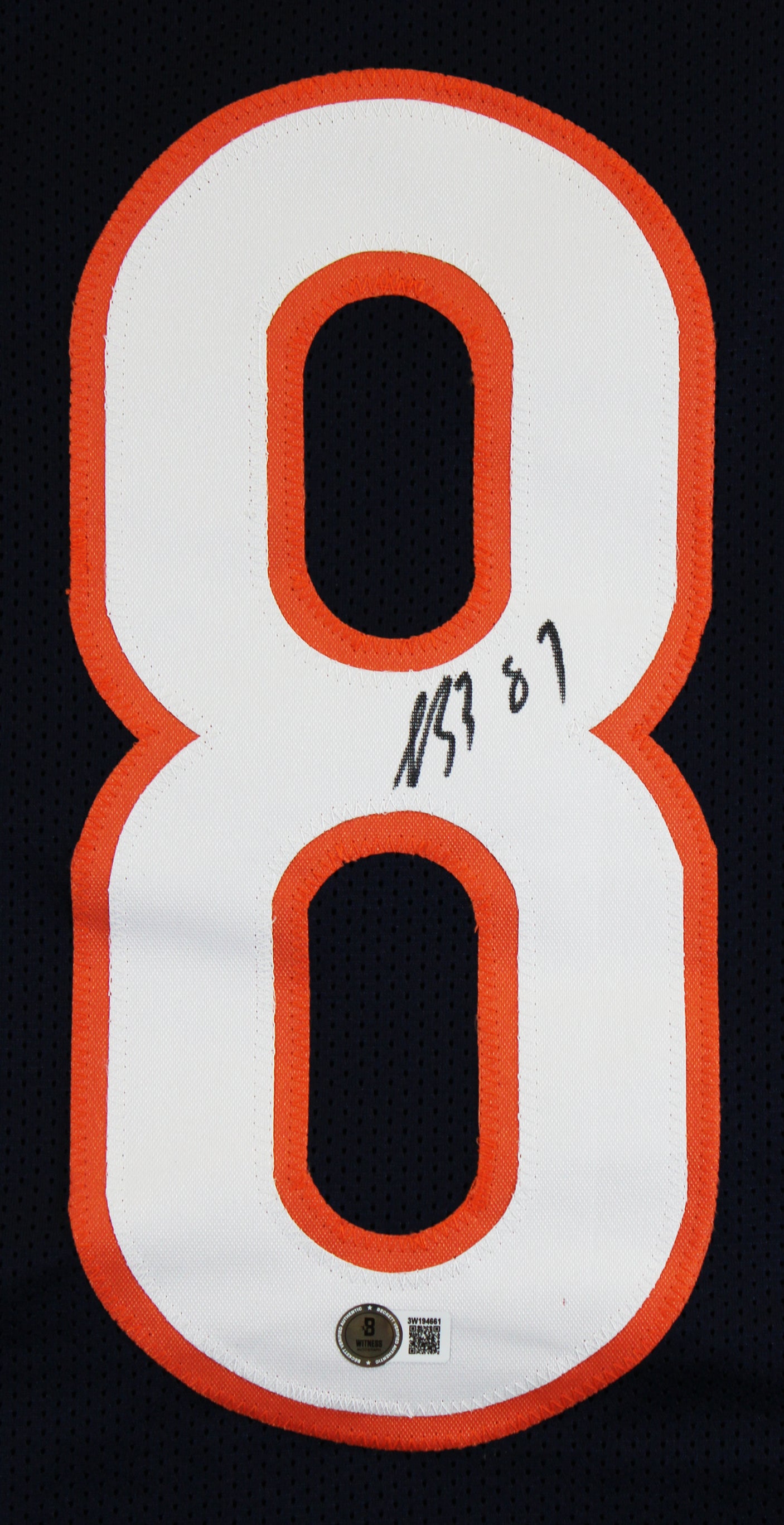 Luther Burden III Authentic Signed Navy Pro Style Jersey BAS Witnessed