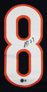 Luther Burden III Authentic Signed Navy Pro Style Jersey BAS Witnessed