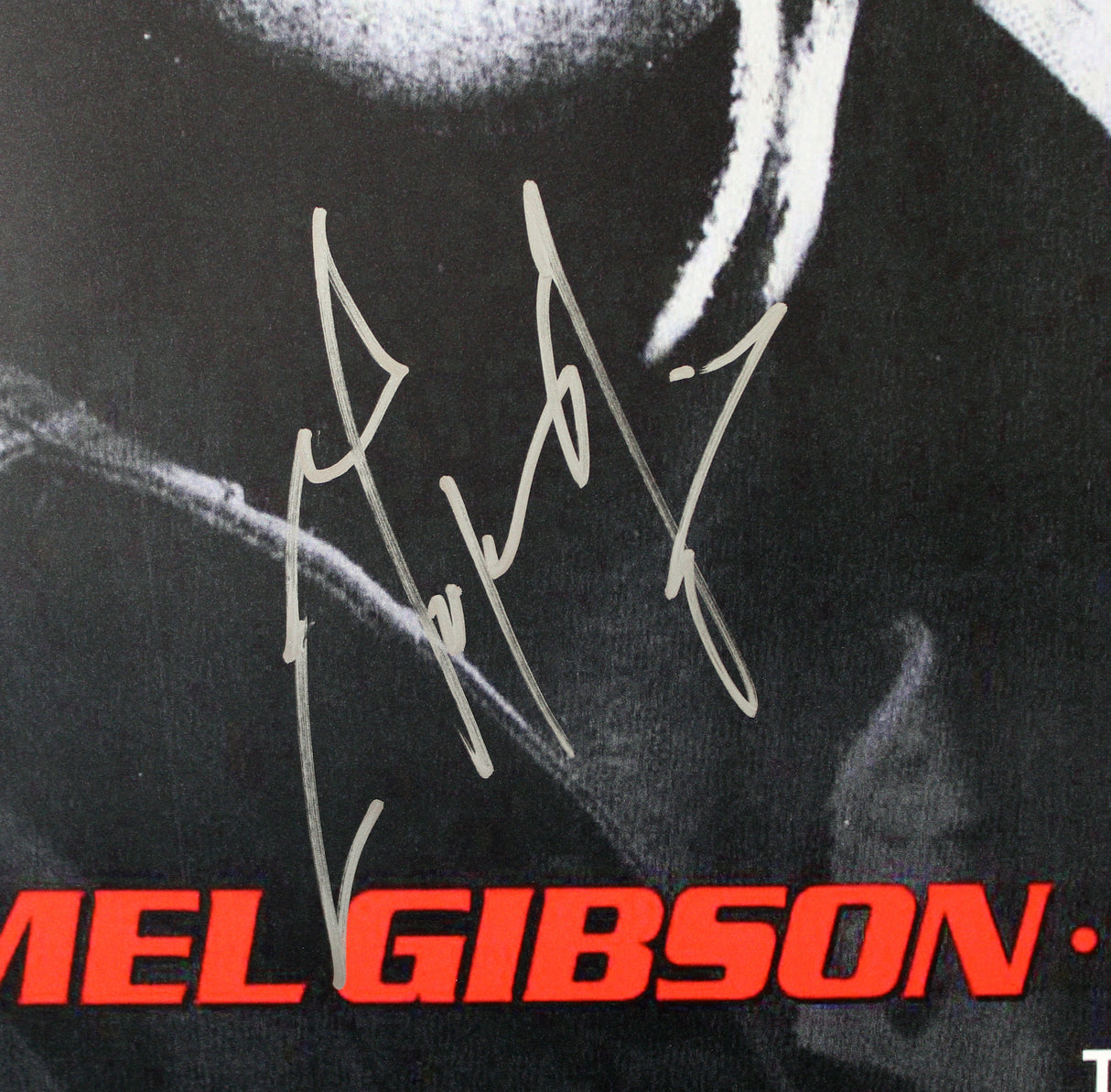 Mel Gibson Lethal Weapon Authentic Signed & Framed 27x40 Poster Autographed BAS