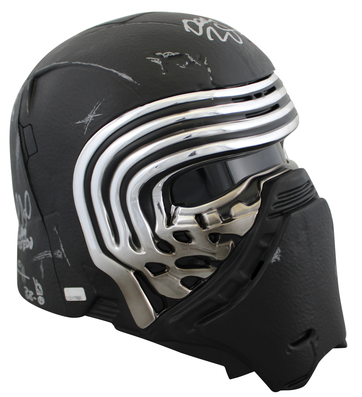 Star Wars (13) Driver, Herring, Towersey, Rose Signed Kylo Ren FS Helmet BAS