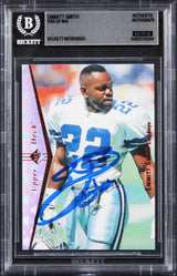 Cowboys Emmitt Smith Signed 1995 SP #44 Card Auto Grade Gem Mint 10! BAS Slabbed