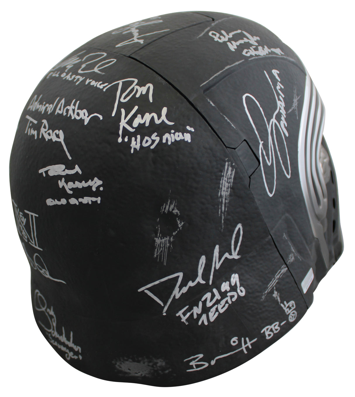 Star Wars (19) Driver, Ridley, Daniels, Mayhew, Signed Kylo Ren FS Helmet BAS