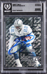 Cowboys Emmitt Smith Signed 2000 Black Diamond #31 Card Auto GM 10! BAS Slabbed