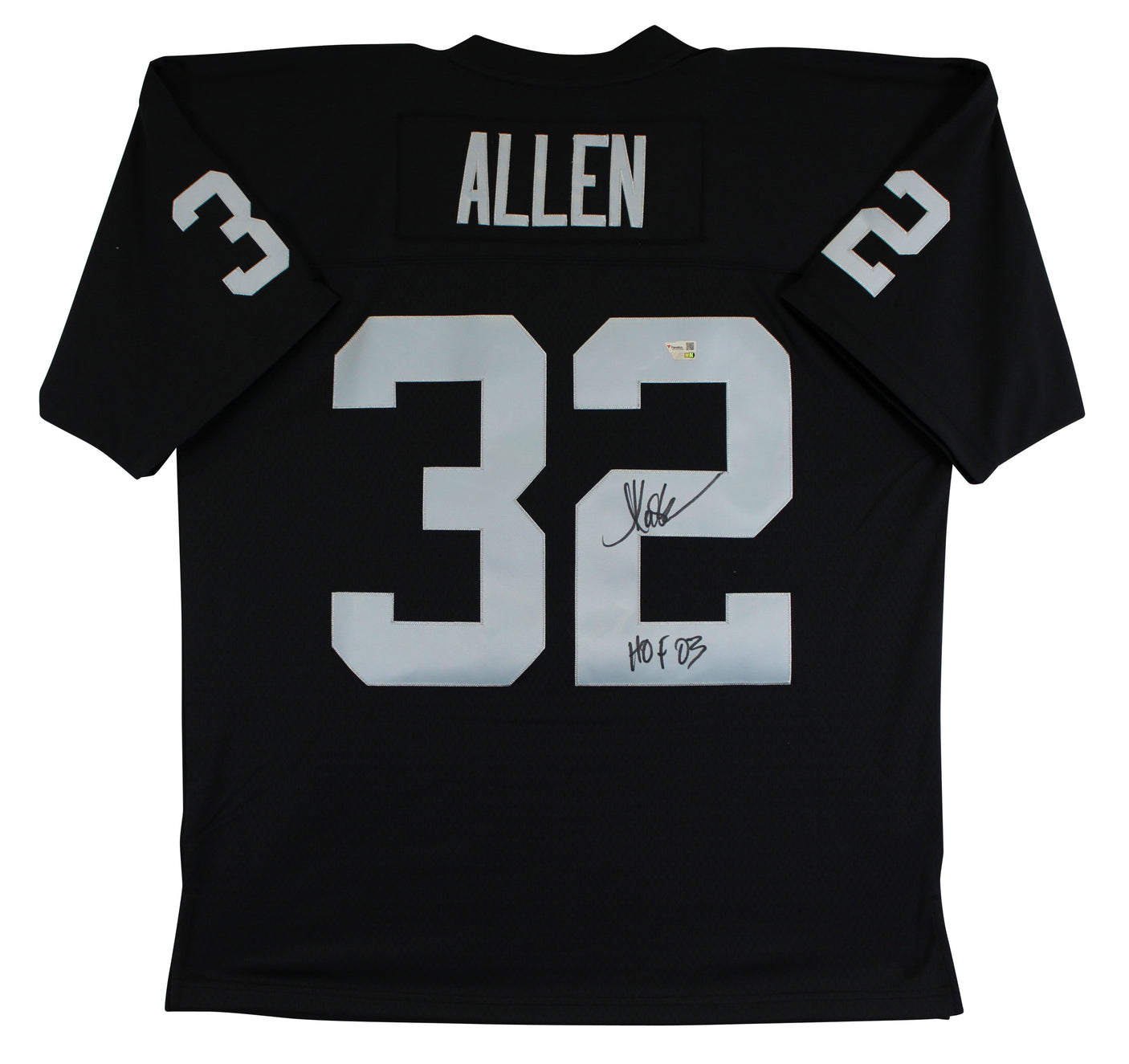 Raiders Marcus Allen "HOF 03" Authentic Signed Black M&N Jersey Fanatics