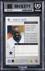 Cowboys Emmitt Smith Signed 1998 Black Diamond #23 Card Auto GM 10! BAS Slabbed