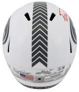 49ers George Kittle Signed STS III Full Size Speed Rep Helmet W/ Case BAS Wit