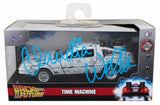 Claudia Wells Back To The Future Signed 1:32 Metal DeLorean Time Machine BAS Wit
