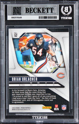 Bears Brian Urlacher Signed 2024 Panini Prizm #52 Card Auto GM 10! BAS Slabbed