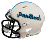 Panthers Luke Kuechly Authentic Signed Retro Speed Mini Helmet BAS Witnessed