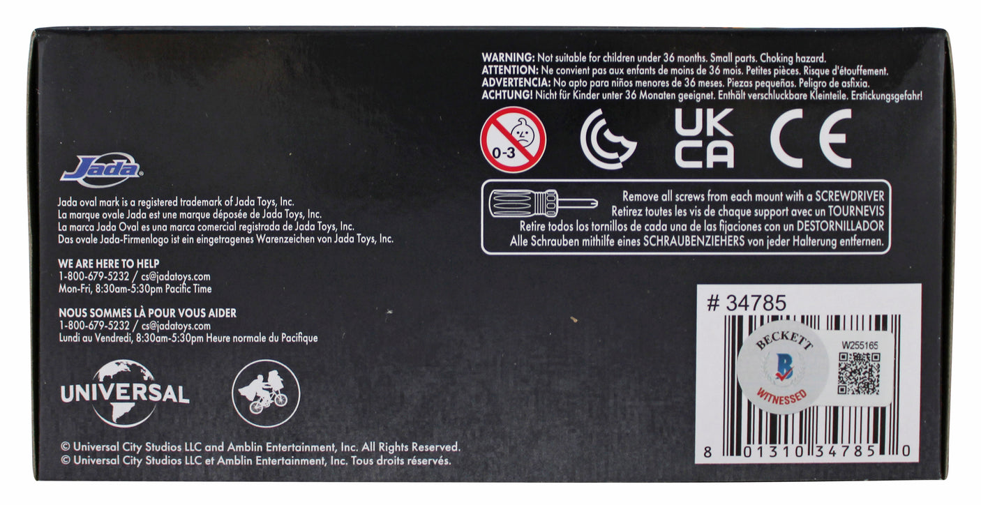 Claudia Wells Back To The Future Signed 1:32 Metal DeLorean Time Machine BAS Wit