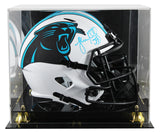 Panthers Luke Kuechly Signed Lunar Full Size Speed Rep Helmet W/ Case BAS Wit
