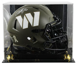 Commanders Terry McLaurin Signed STS Full Size Speed Proline Helmet W/ Case BAS