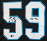 Luke Kuechly "HOF 26" Authentic Signed Black Pro Style Jersey BAS Witnessed