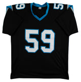 Luke Kuechly "HOF 26" Authentic Signed Black Pro Style Jersey BAS Witnessed