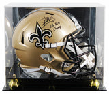 Saints Jonathan Vilma "SB XLIV Champ" Signed F/S Speed Rep Helmet W/ Case JSA W