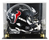 Texans Nico Collins Signed Full Size Speed Rep Helmet W/ Case BAS Witnessed 2