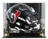 Texans Nico Collins Signed Full Size Speed Rep Helmet W/ Case BAS Witnessed 2