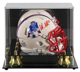Patriots Wes Welker Signed Retro Speed Mini Helmet W/ Case JSA Witnessed