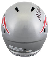 Patriots Wes Welker Authentic Signed Full Size Speed Rep Helmet JSA Witness