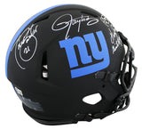 Giants (4) Barber, Taylor +2 Signed Eclipse F/S Speed Proline Helmet W/ Case BAS