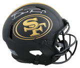 49ers Brock Purdy Signed Eclipse Full Size Speed Proline Helmet BAS Witnessed